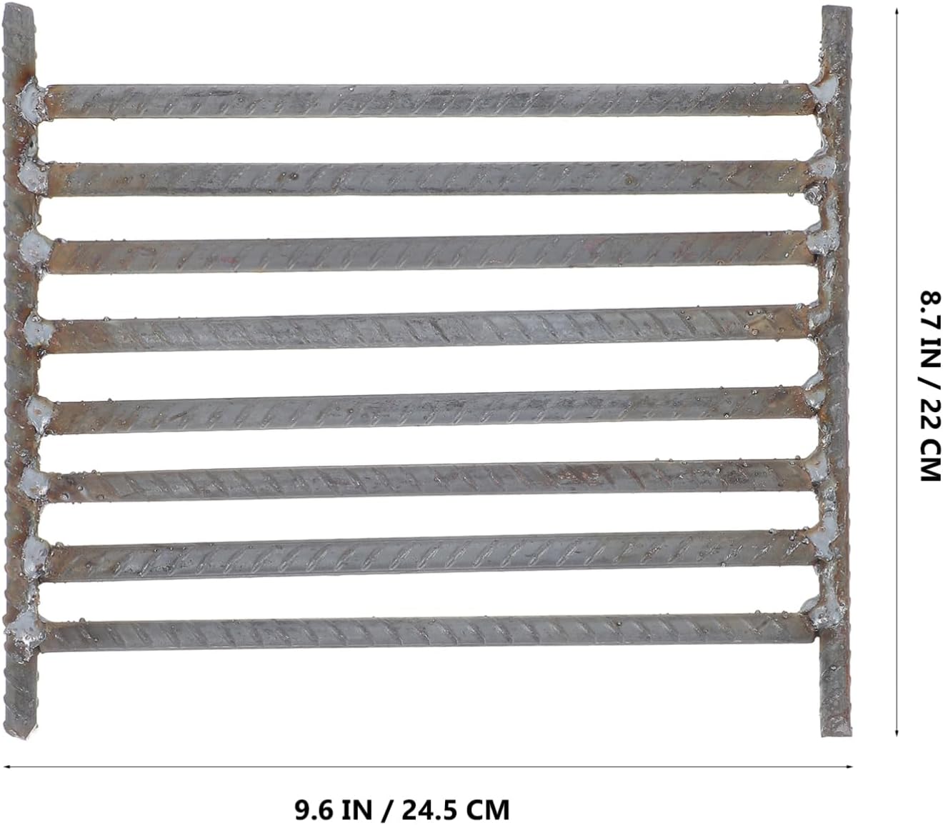 Heavy Duty Iron Fire Pit Grate for Outdoor Cooking Welding Design for Firewood Racks Camping and BBQ Accessories