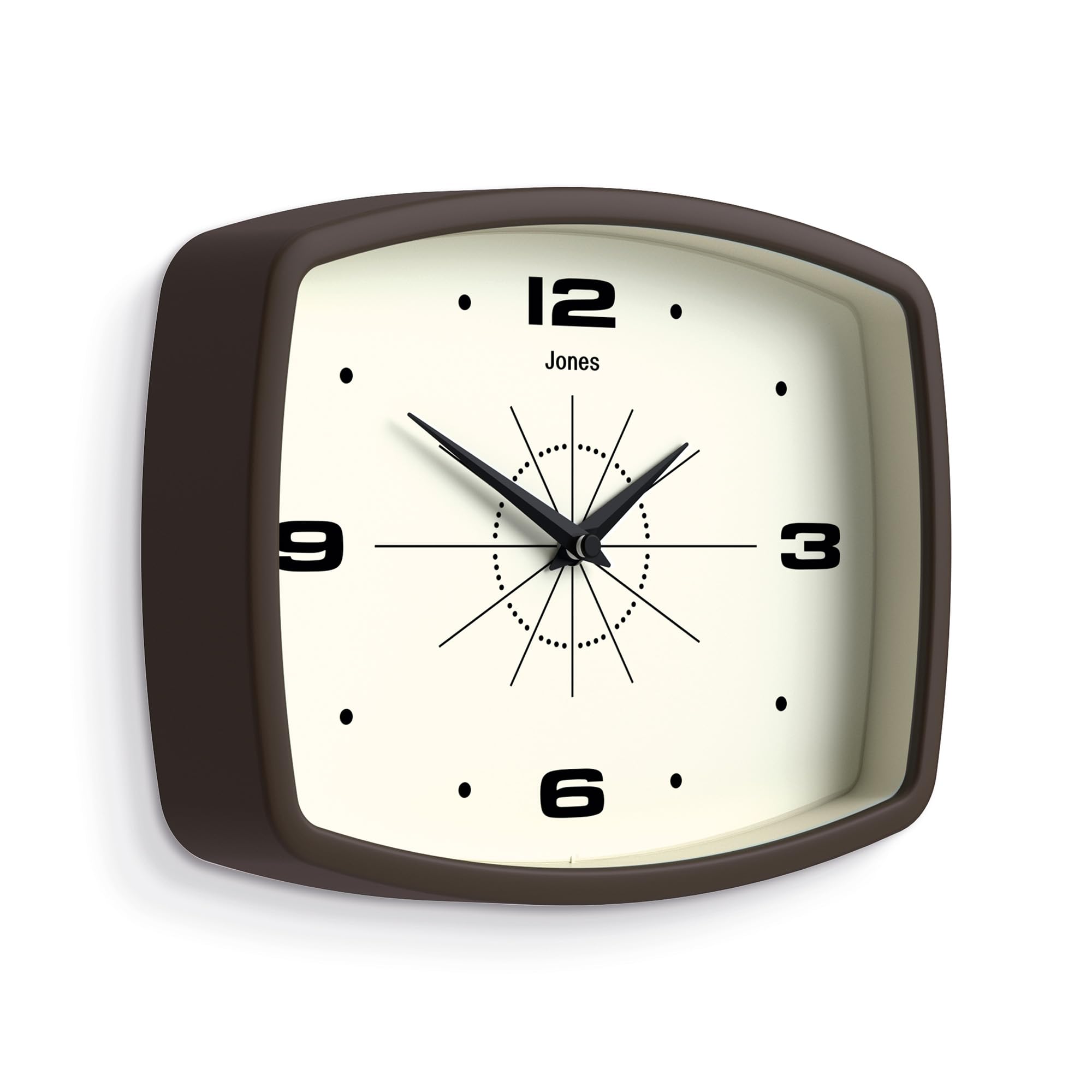 JONES CLOCKS® Movie wall clock, Brown, 25cm - Image 2