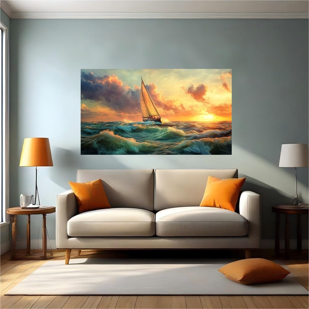 Vinilo decorativo velero oceánico adhesivo sin dañar la pintura