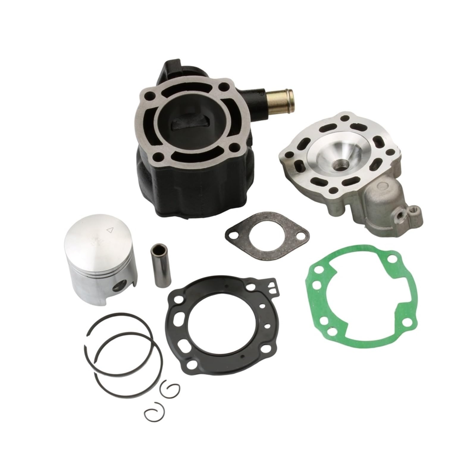 Kit cilindro e testa for scooter 70cc Big Bore for S-zuki Katana 50 Zillion 50cc LC 47mm/12mm 2 tempi accessori per moto
