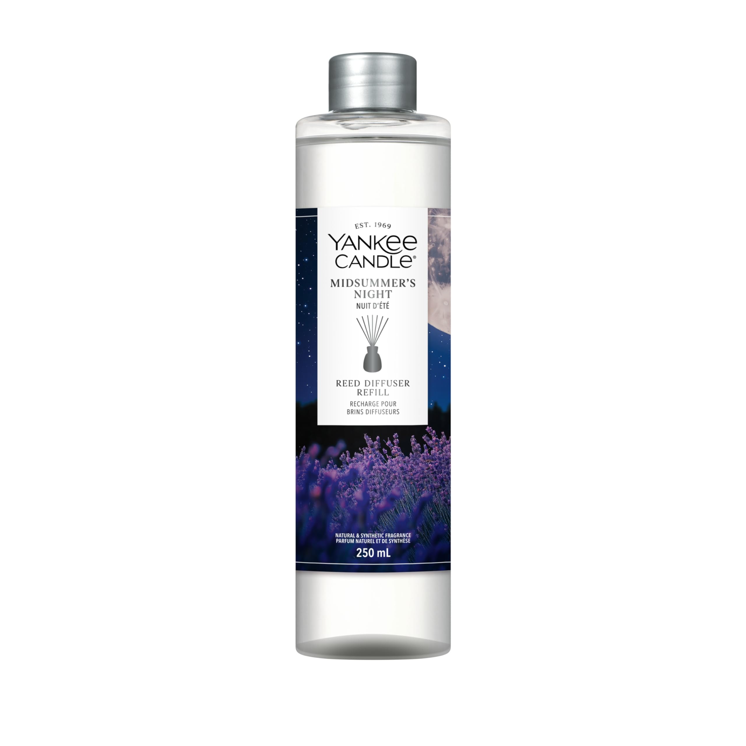 Yankee Candle Reed Diffuser Refill | Midsummer Night | for Small to Medium Spaces | Up to 10 Weeks of Fragrance