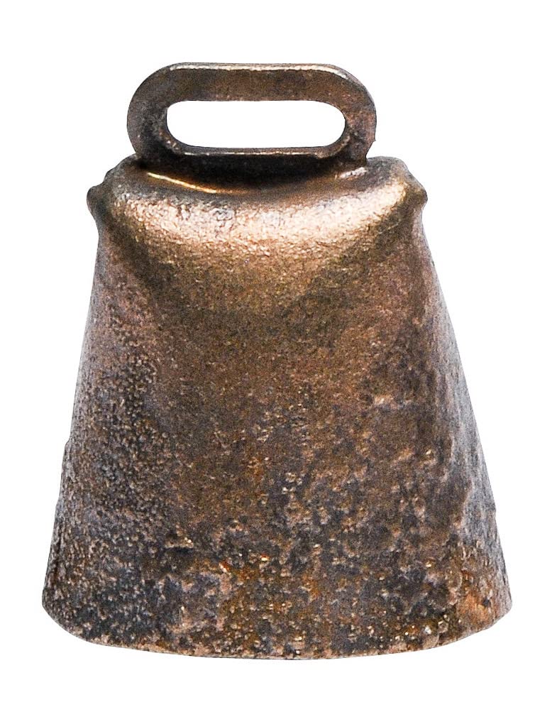 Januel - Sonnaillon Bell Handmade Brass-Plated Steel France No. 0 - Height 35 mm, Multicolored, Hauteur 35mm