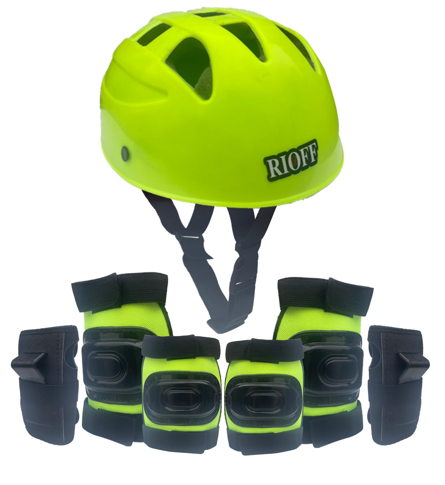 Sponsored Ad - Protective Skating Guard Kit for Skating, Cycling, Running for Kids,Boys,Girls (Green, L)
