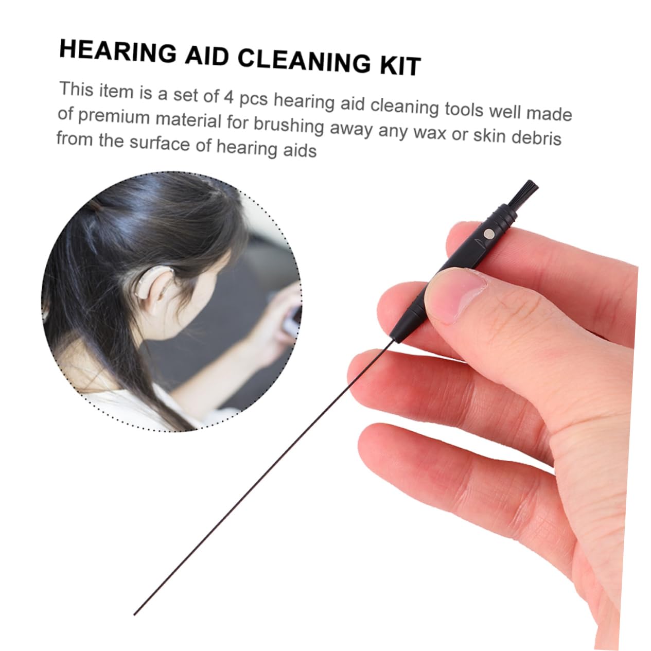 Healeved 30pezzi Pennelli Di Pulizia Per Amplificatori Acustici Accessori Magnetici Per La Manutenzione Strumento Multifunzionale Per Rimuovere Cerume e Detriti Facile Da Trasportare e