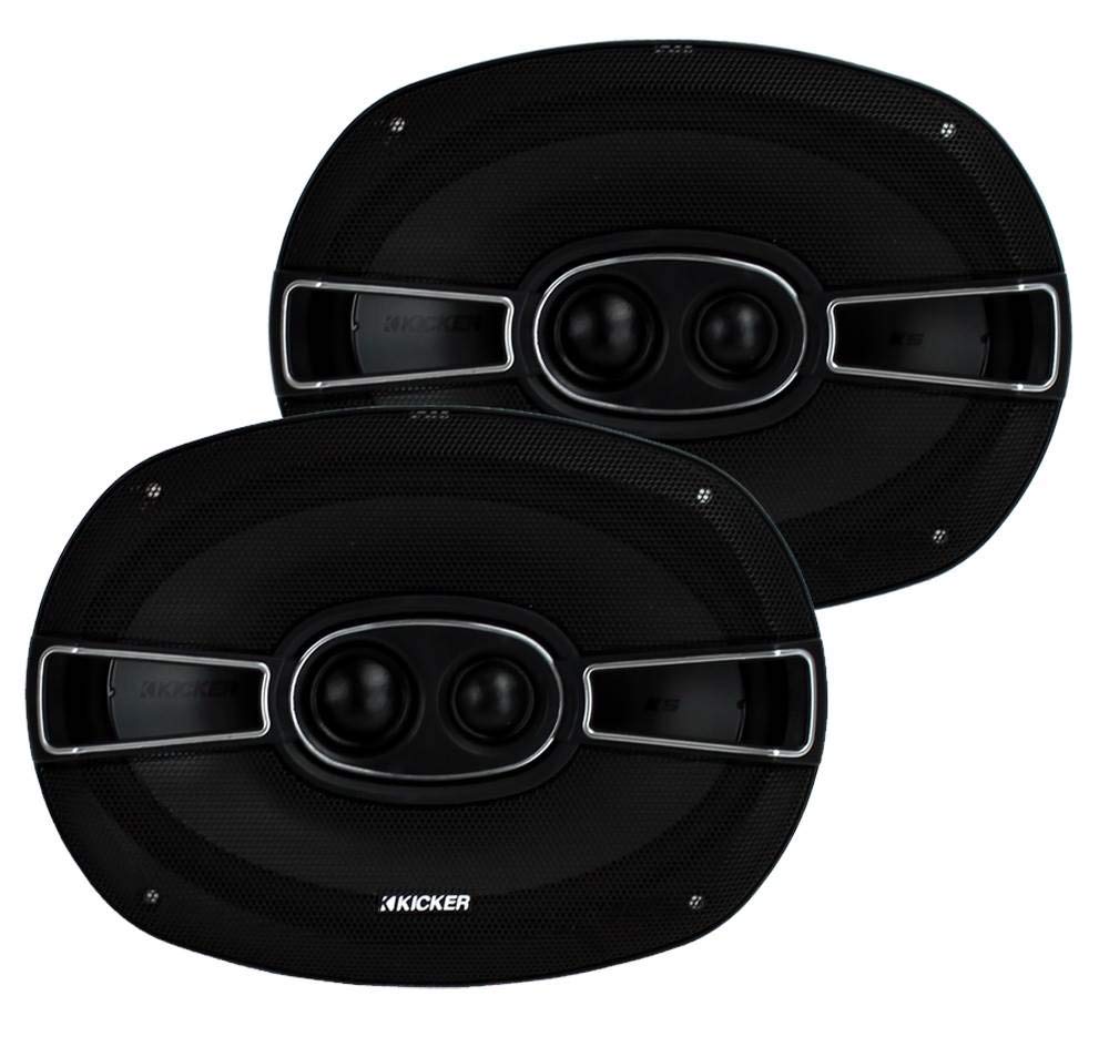 2 New Kicker 41KSC6934 6x9 3-Way 300 Watt Car Audio Coaxial Speakers KSC693