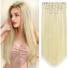 Blonde Clip in Hair Extensions   55.9 cm         5PCS                 45.7 cm             141.7 g