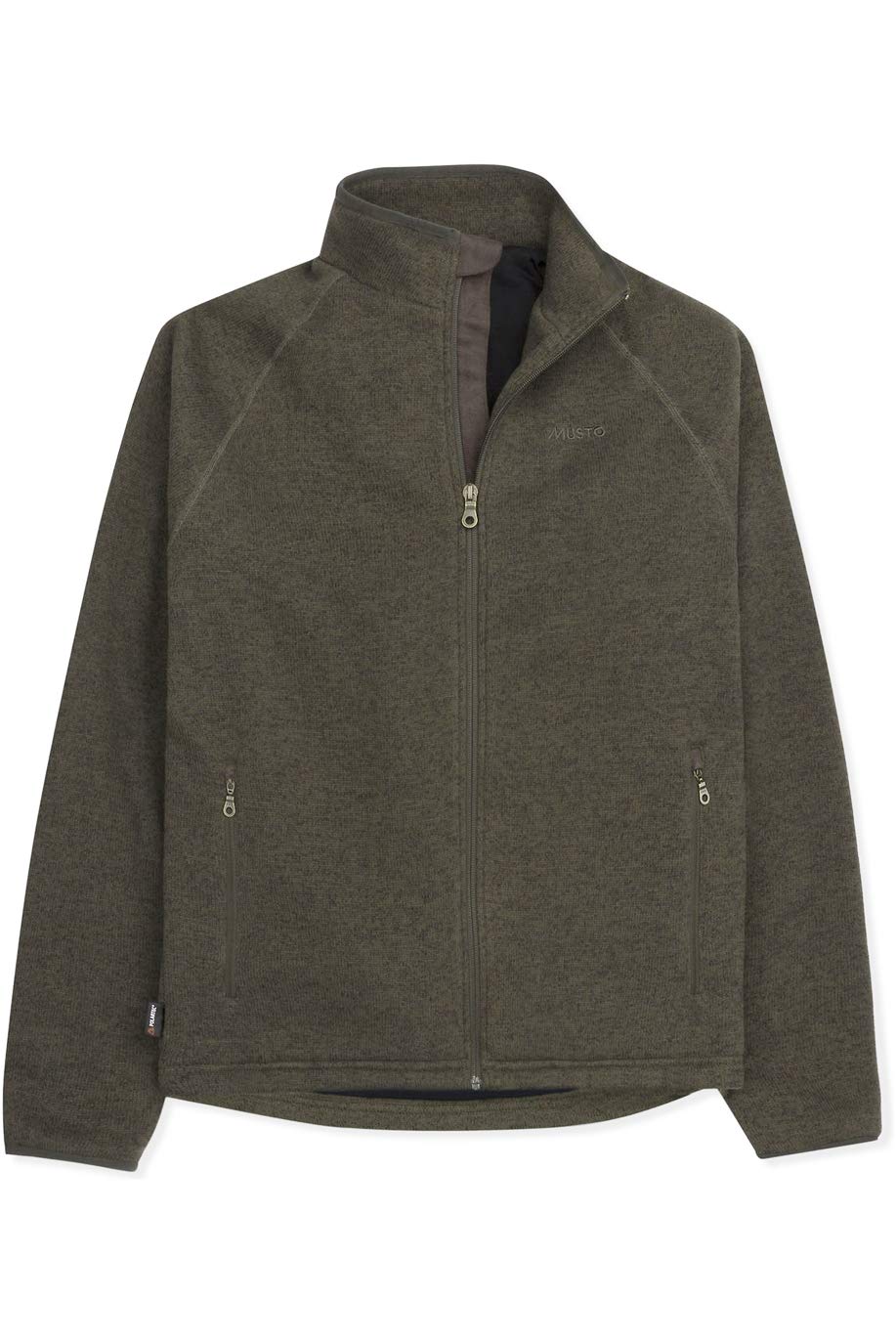 Musto Mens Super Warm Polartec Windjammer Warm Fleece Coat Jacket Moss - Breathable