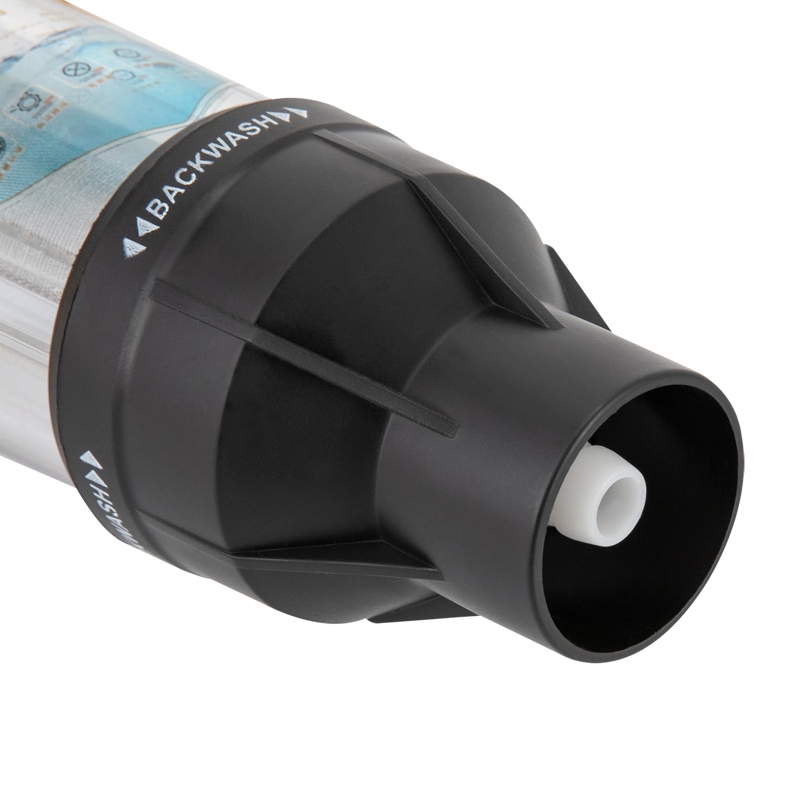 Filtro acqua domestica, filtro sedimentario da 40 μm, con indicatore di pressione dell'acqua, grande portata 6613,8 lbs/H, filtro dell'acqua del rubinetto per filtrazione sedimentaria (25 mm)