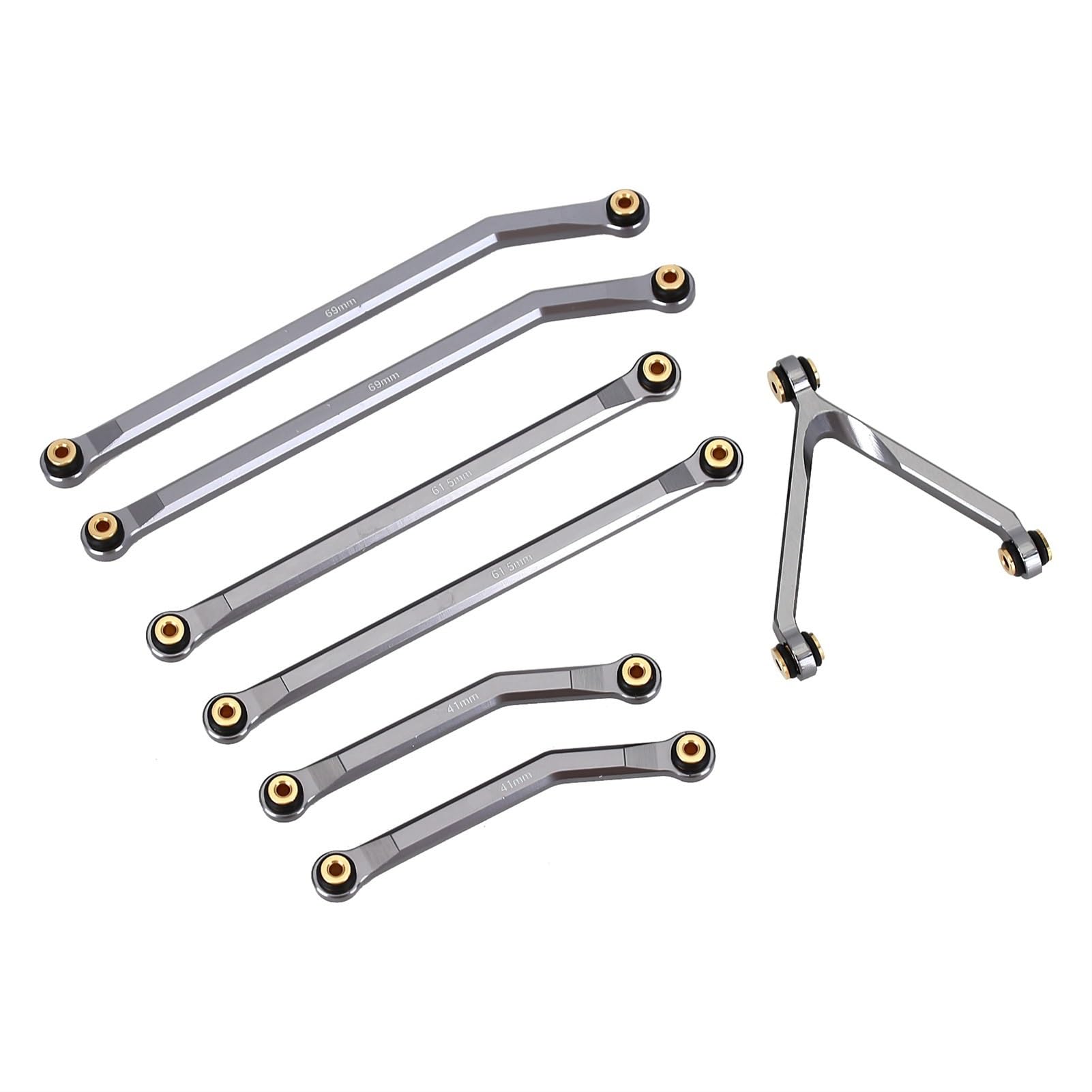 CNC aluminiowe łączniki podwozia o dużym prześwicie 1/24 zdalnie
