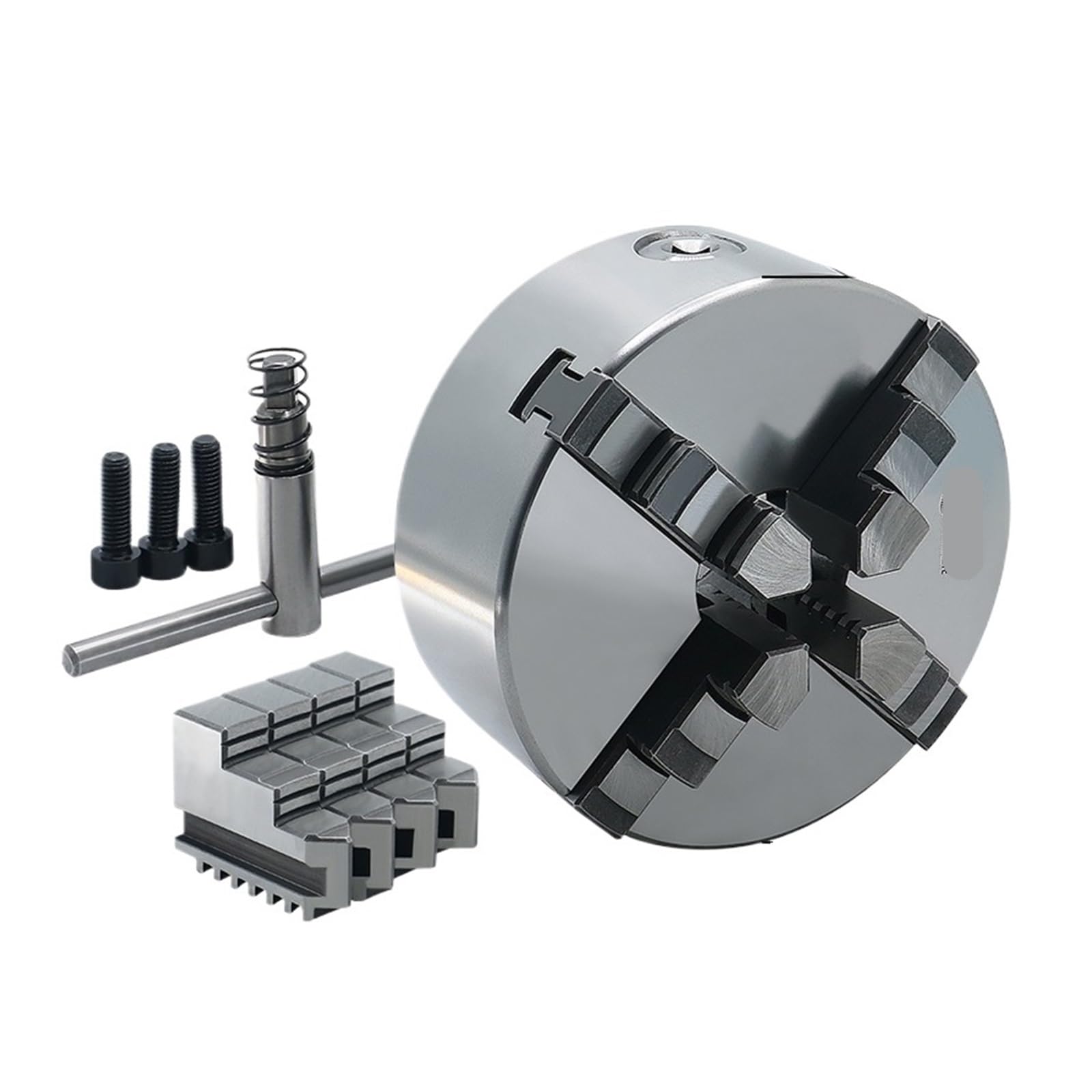K12 4-Jaw Lathe Chuck 80-250mm Self-Centering Turning Accessory(K12-250)