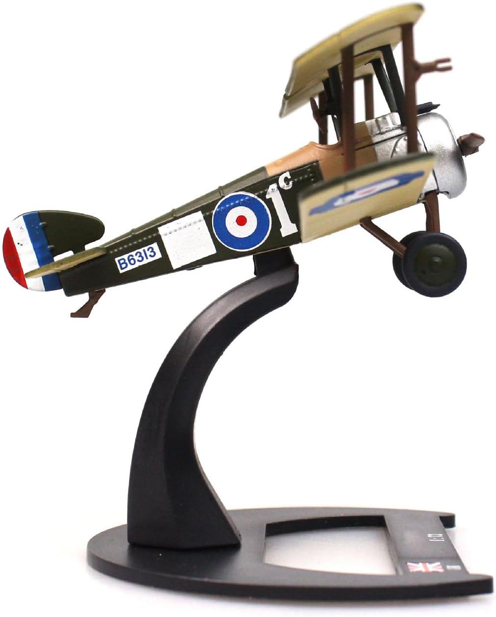 Alloy WWI British Sopwith Camel F.1 Biplane Fighter Aircraft Model 1:72 Toy Simulation Science Exhibition Model