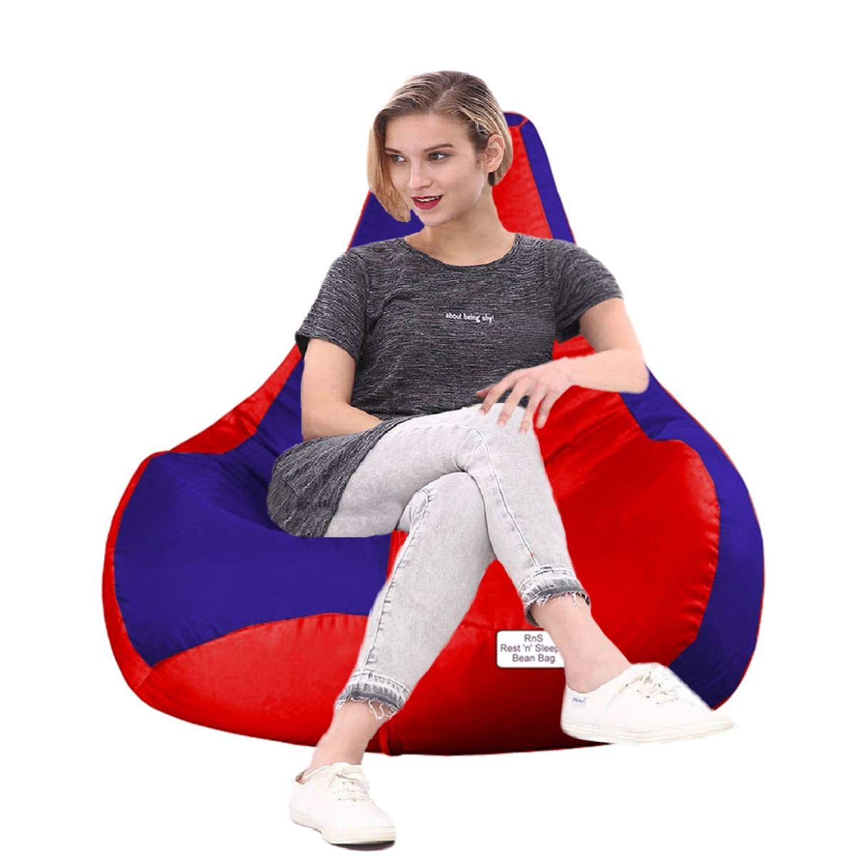 RnS Rest 'n' Sleep Bean Bag Filled with Beans, with 1 Year Warranty