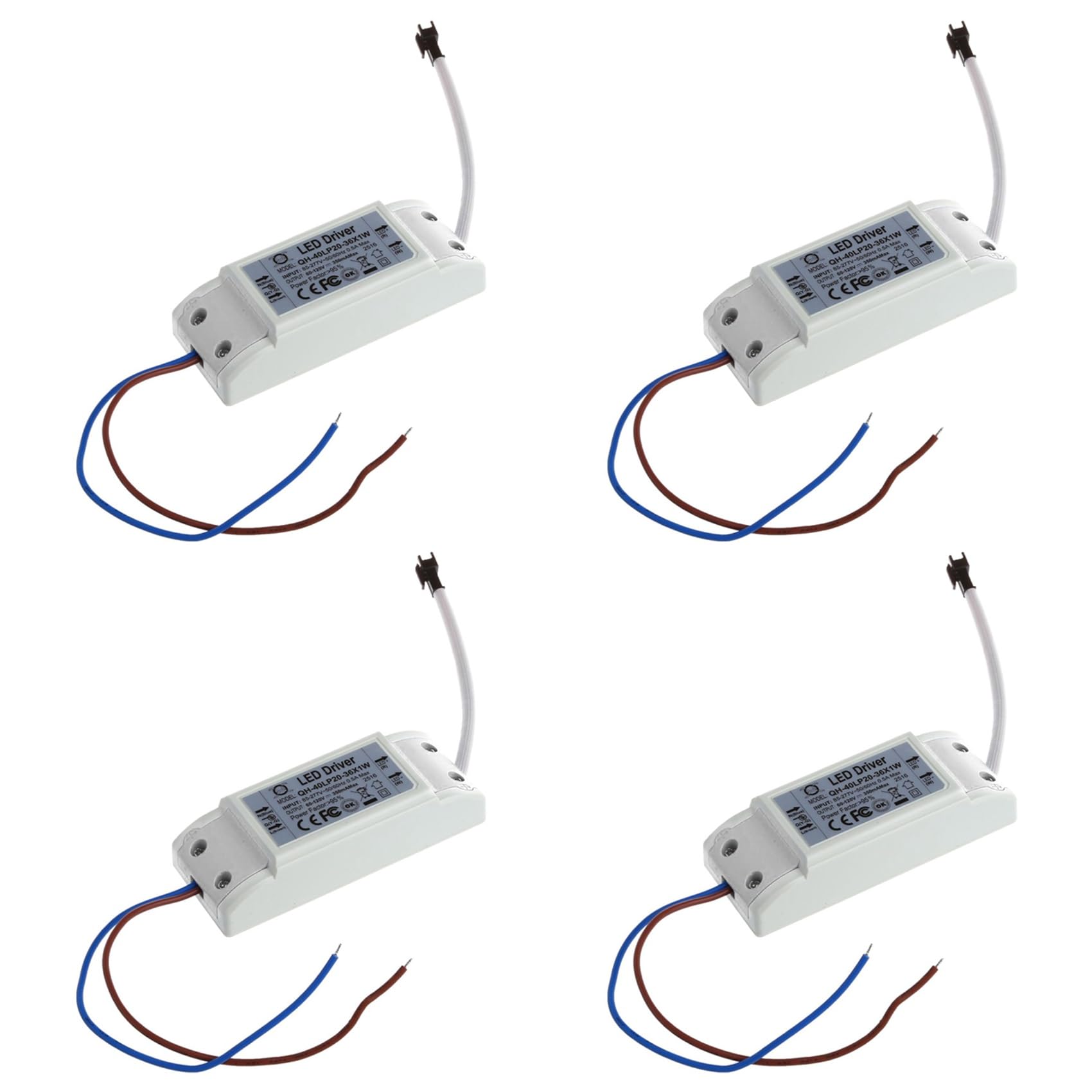 Ctrlzs 4X Led Driver 20-36W Transformer Driver Dc 60-120V Ac 85-277V High Quality