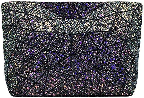Goclothod Fashion Holographic Laser Shoulder Bag Geometric Envelope Clutch Chain Crossbody Purse - Image 5