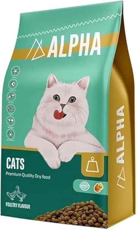 Alpha Cat Dry Food Adult, Chicken (1 Kg)