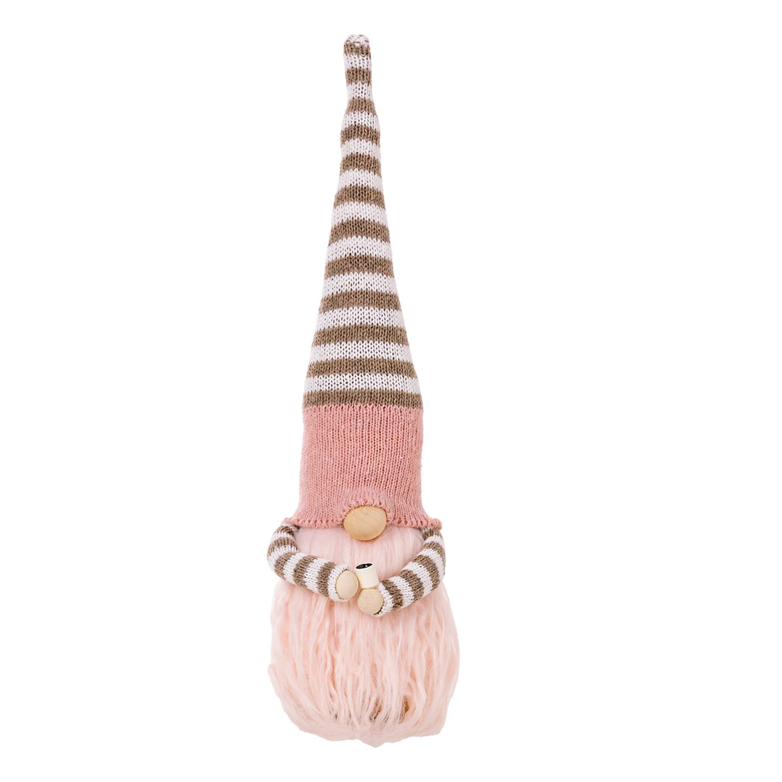 Hsioluted Striped No Face Figurine Plushie Desk Ornament Plush Gnomes Dolls Creative Christmas Themed Decoration Desk Decoration