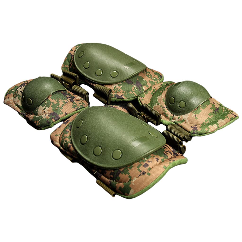 GRABLOOM Adult/Kids Knee Pad Elbow Pads Wrist Guards Protective Gear Set for Multi Sports Skateboard Inline Roller Skatings Protective Gear Set