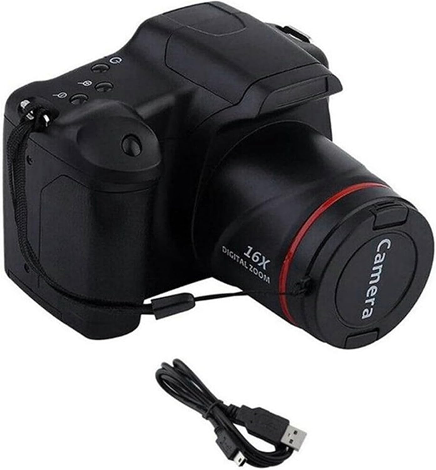 Persistence Digital Camera Vlog Camera Photography 16X Digital Zoom 720P HD SLR Camera Anti-Shake Photo Cameras for Live Stream