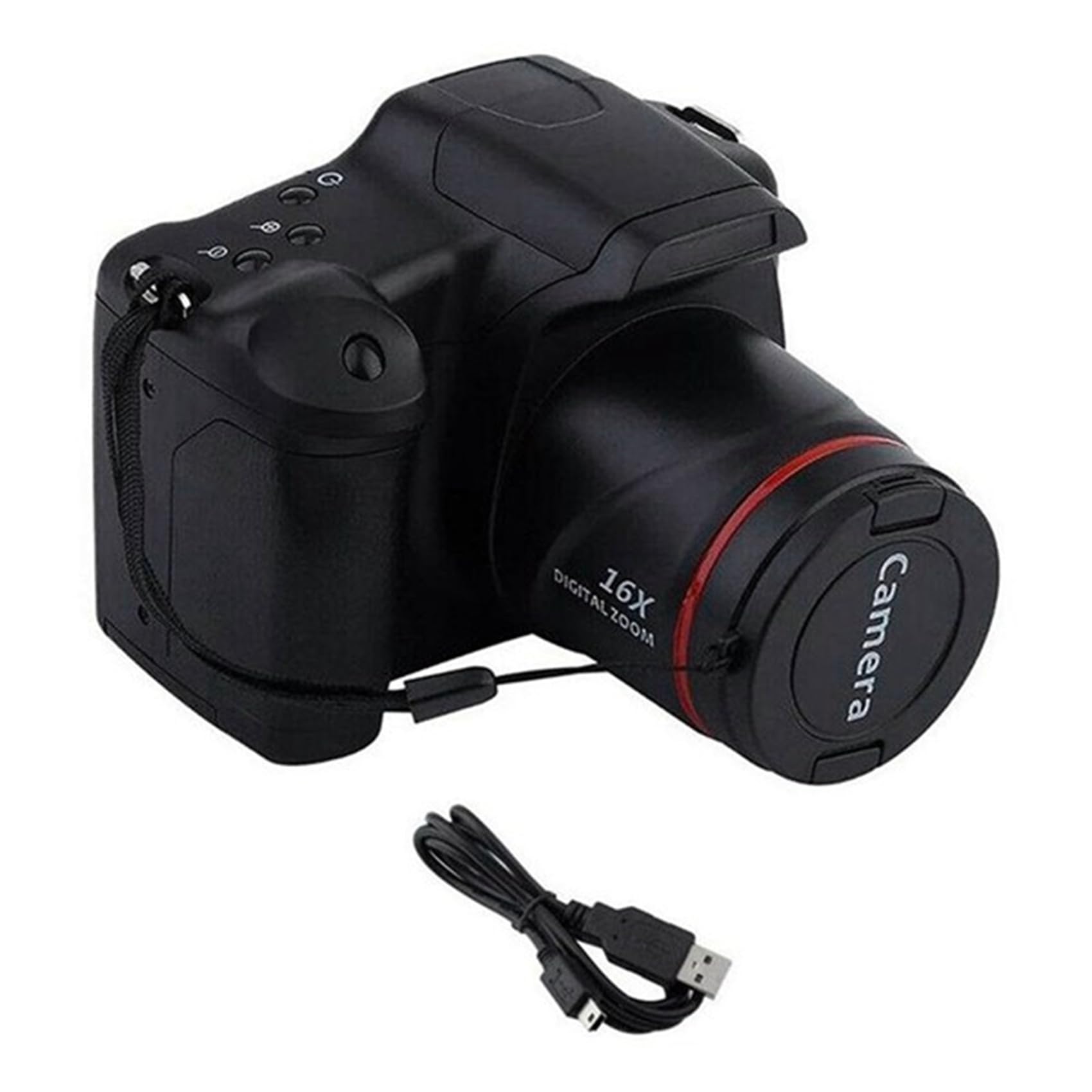 Fotocamera Digitale 720P Con Zoom 16X E Ricarica USB – Per Vlog E Streaming Live