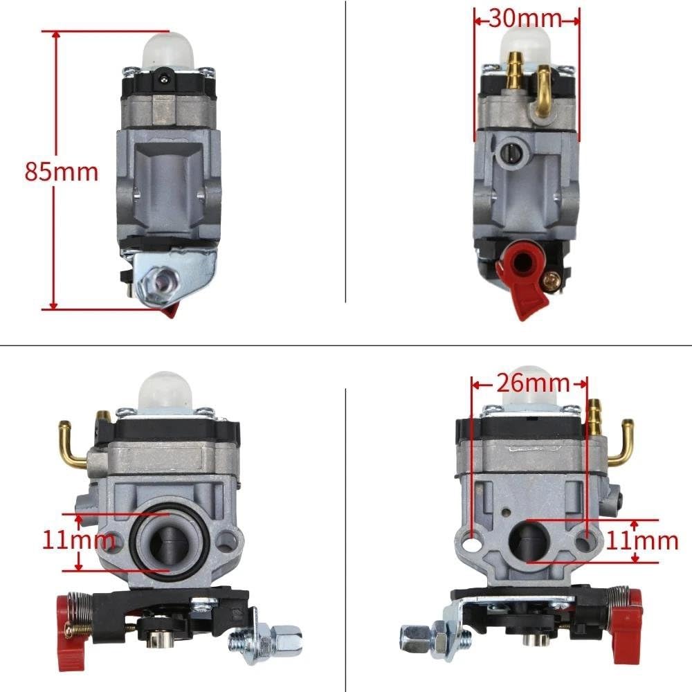 Carburetor Cortasetos Universal Cortacésped Para Kawasaki TH23 TH26 TH34 Soplador Para Oleo Mac BV162 23CC 25CC 26CC 33CC Carburador Carburador(1set)