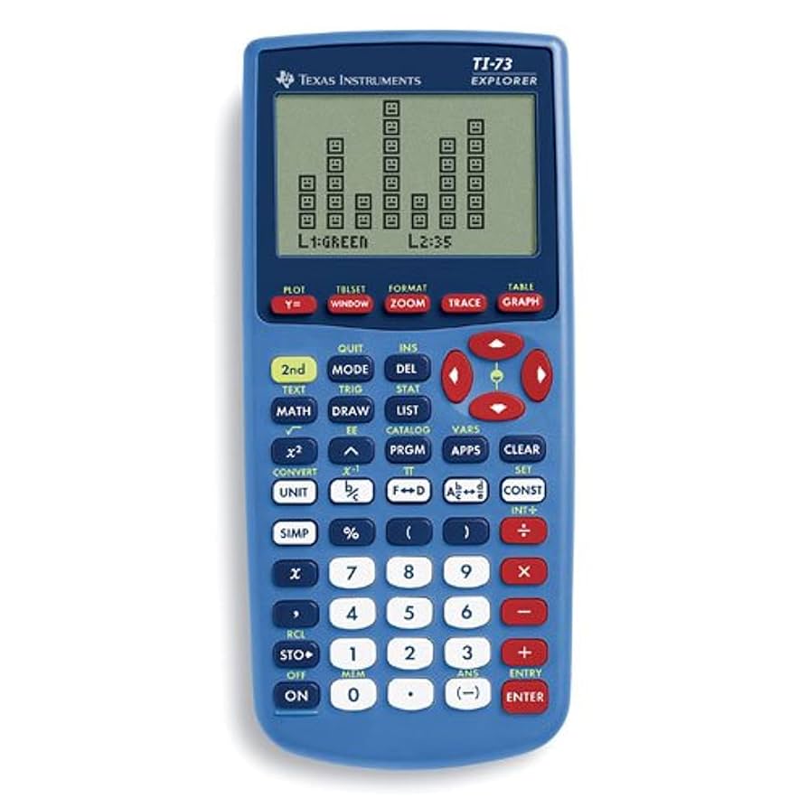 (未使用･未開封品)TI 73 Explorer Blue Amazon.com: TEXAS INSTRUMENTS TI-73 Explorer Graphing
