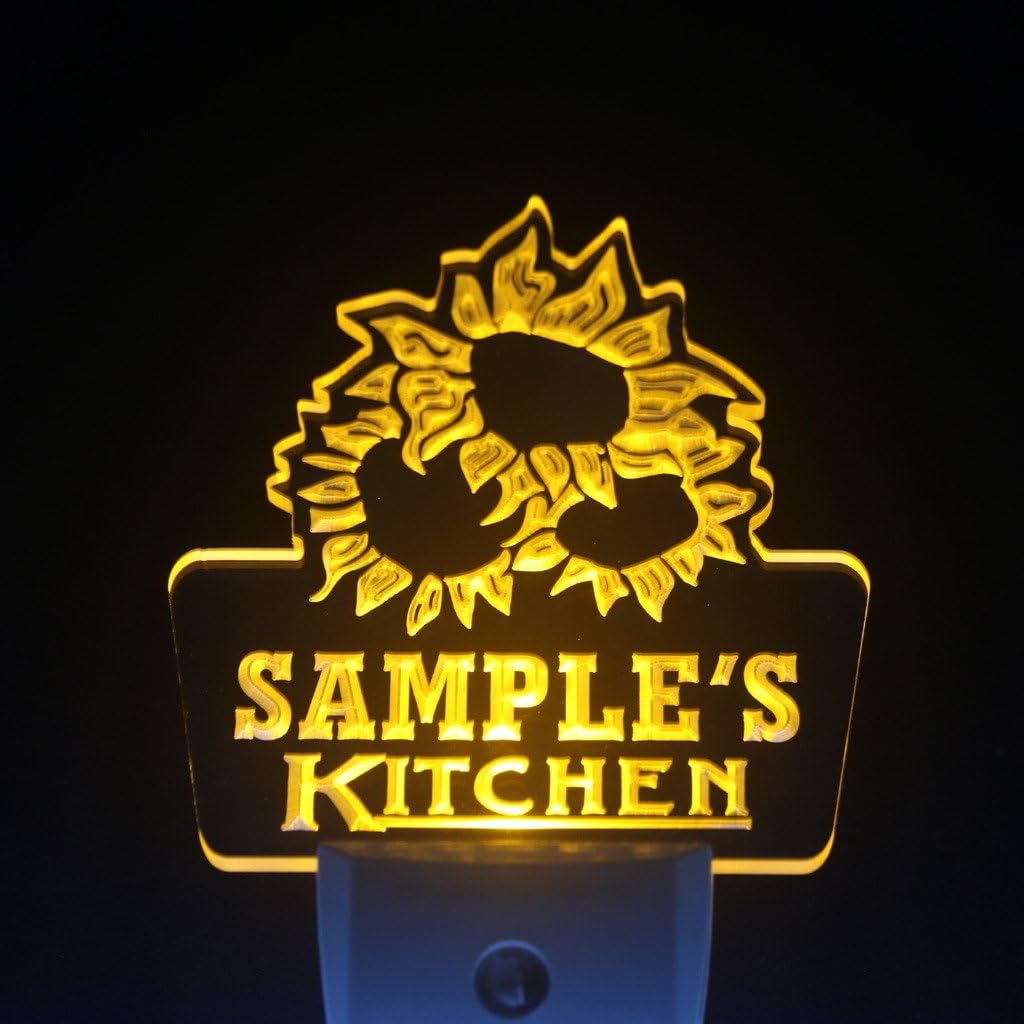 ADVPRO wsps-tm Name Personalized Custom Kitchen Welcome Chef Day/Night Sensor LED Sign