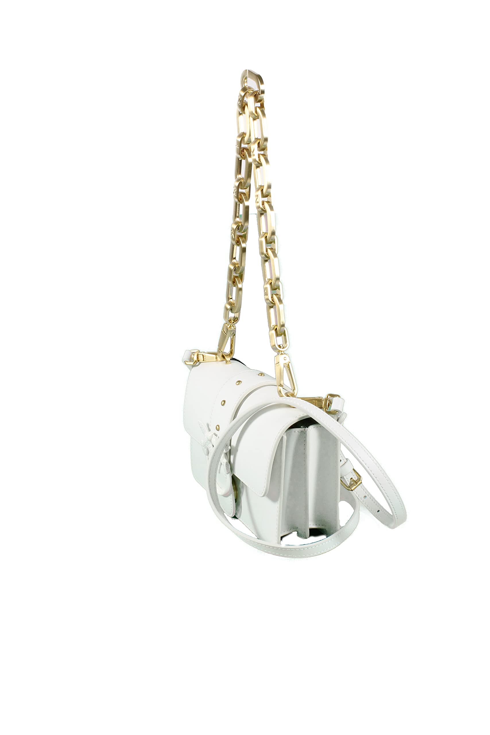 Bolso bandolera piel Pinko 1P22APY7GK BLANCO, Blanco/Blanco