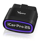 iCar Pro 2S Bluetooth 5.2 OBD2 Car Scan Tool for iPhone, Android, and Windows