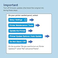 Vista 6 de Recambio de cartucho de tinta 822XL para cartuchos de tinta Epson 822XL Paquete combinado para 822 XL última tinta de impresora de chip para usar