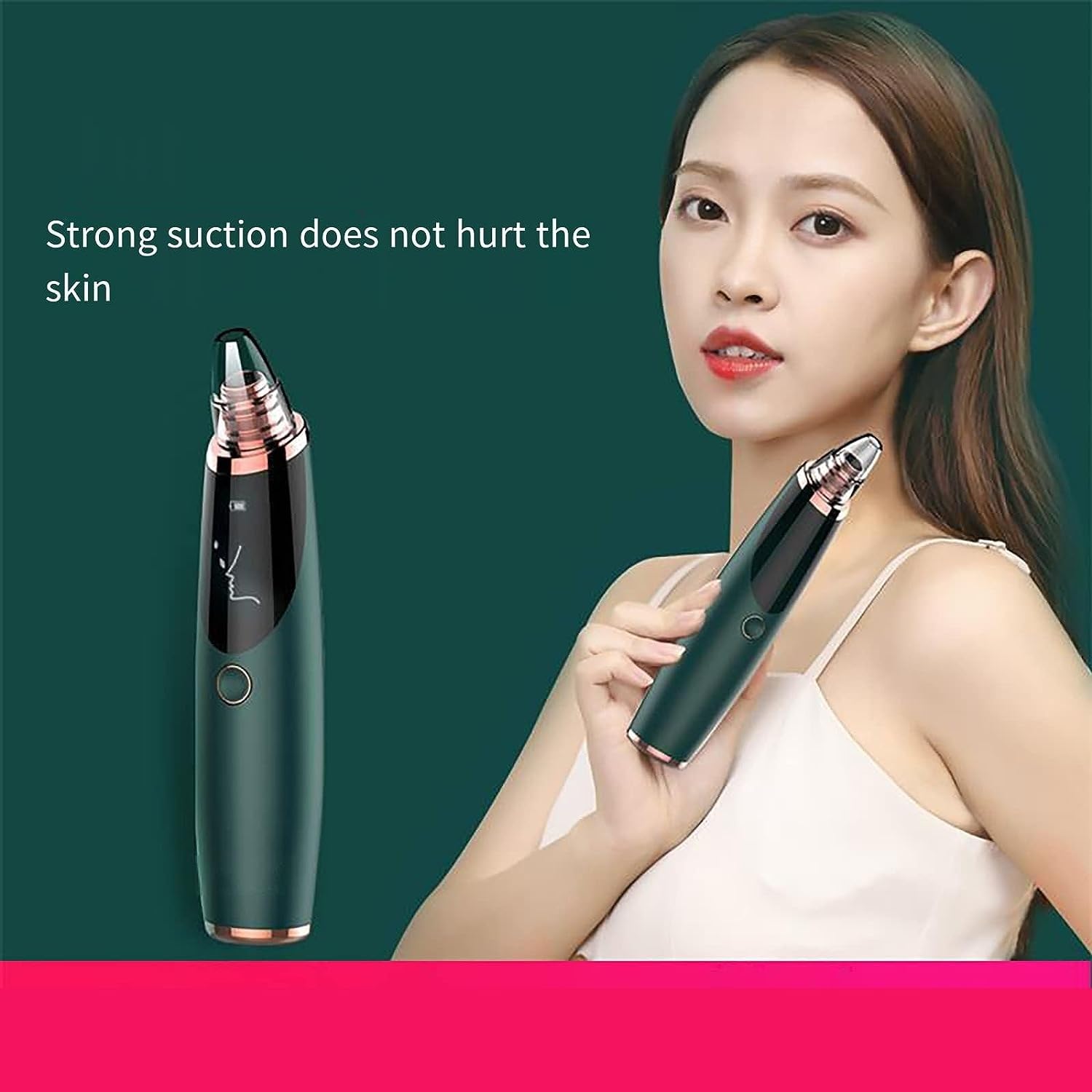 Outil d'aspiration de points noirs – Outil d'extraction de comédons d'acné, extracteur de boutons de nettoyage du visage, aspirateur de pores for enlever les points noirs, nettoyeur de pores du