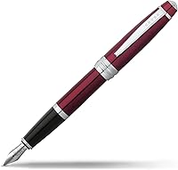 Vista 13 de Cross Bailey - Pluma estilográfica recargable presentada en una caja de regalo premium - Punta mediana, tinta negra, gris mate