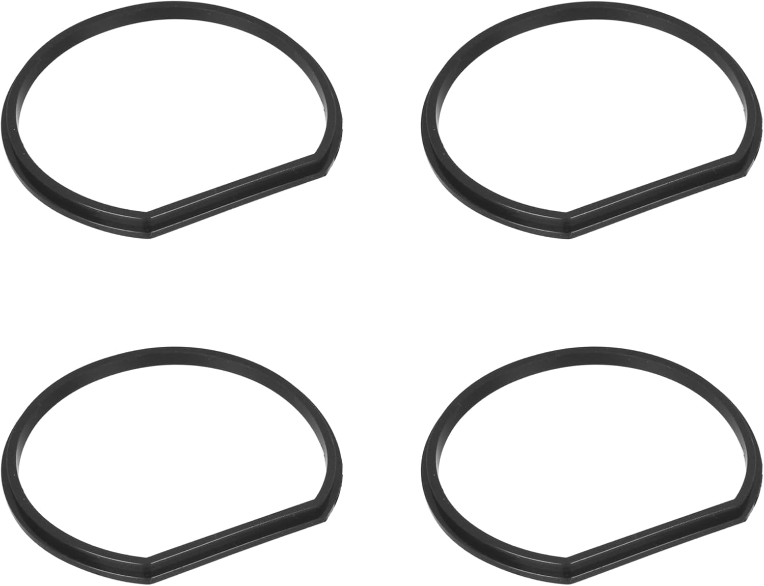 4 Pack Replacement Gasket for Ryobi Stick Vacuum Cordless 18V Dust Bin Lid，for PCL720, PBLSV716, PBLSV717,Silicone