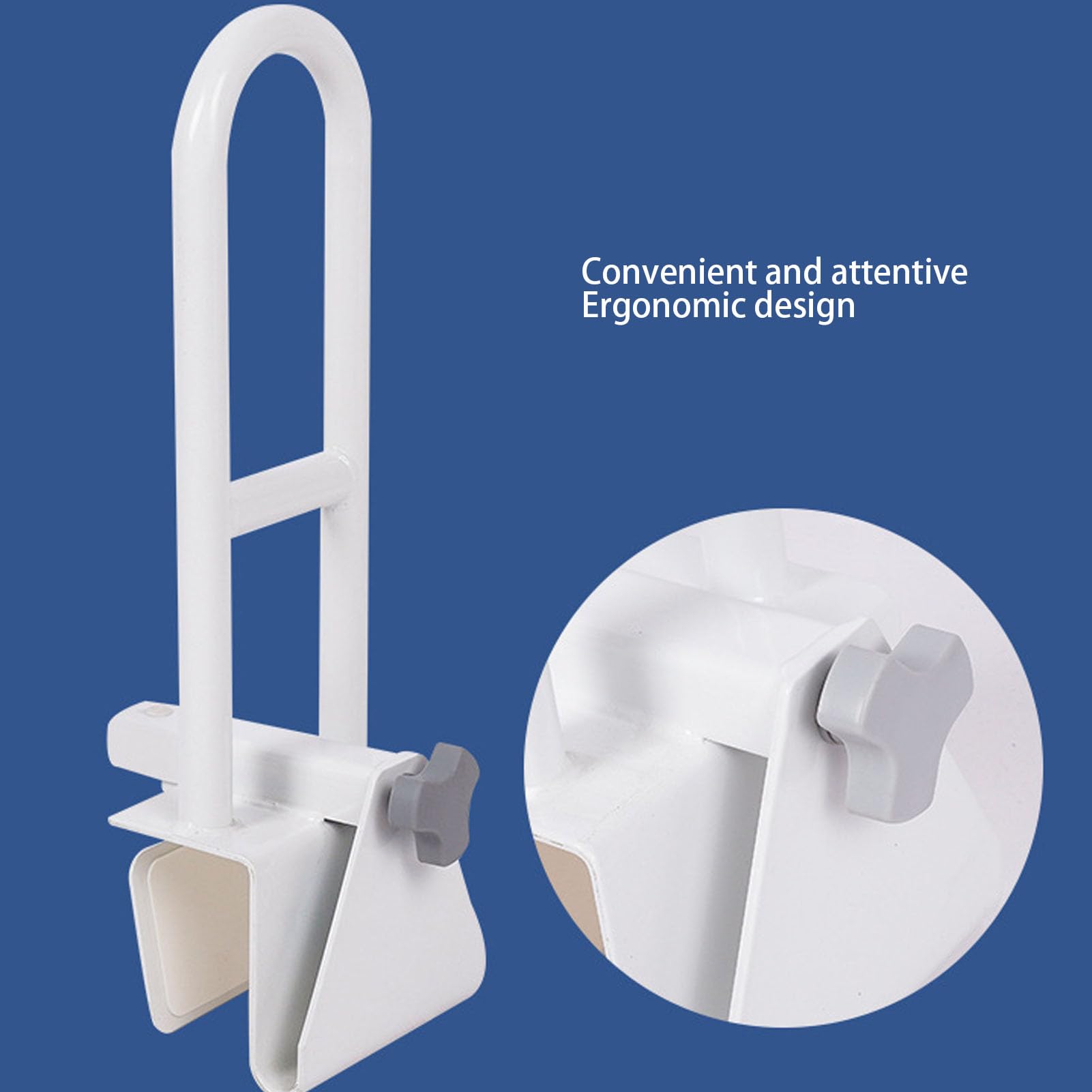 Barra de Apoyo y pasamanos de Seguridad para bañera para Personas Mayores, Asas de bañera de 50,5 cm (19,88 Pulgadas), solución de Ayuda para el baño para Personas Mayores con Disc