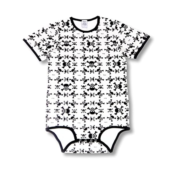 Rearz-Rebel-Snap-Crotch-Bodysuit Rearz - Rebel - Snap Crotch Onesie,White,XXX-Large