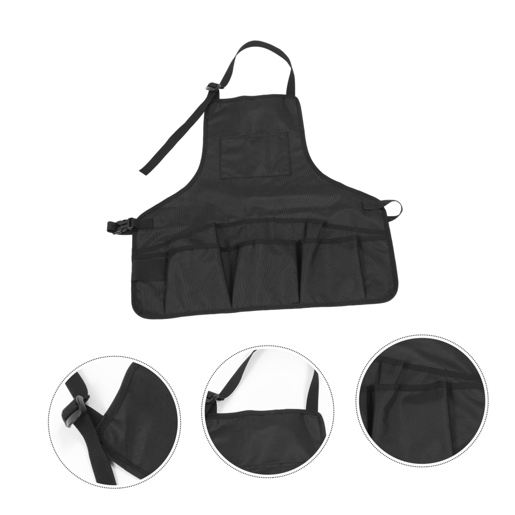 PRETYZOOM Gartenschürze mit Riemen, Multi-Pocket-Werkzeugschürze für Gärtner für den Außenbereich, für Elektriker, Tischler und Heimwerker