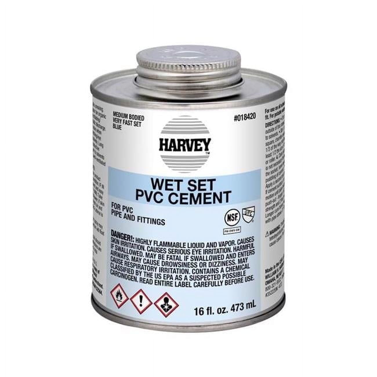 Cement PVC Blue 16OZ