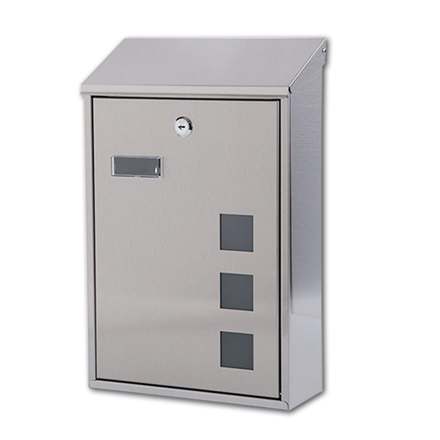 Buy EAHKGmh Modern 304 Stainless Steel Mailbox, Mailboxes for Outside