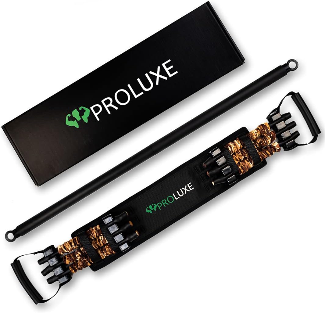 Gymproluxe Original Resistance Bands Bar Set – Exercise Band Set for Home Gym