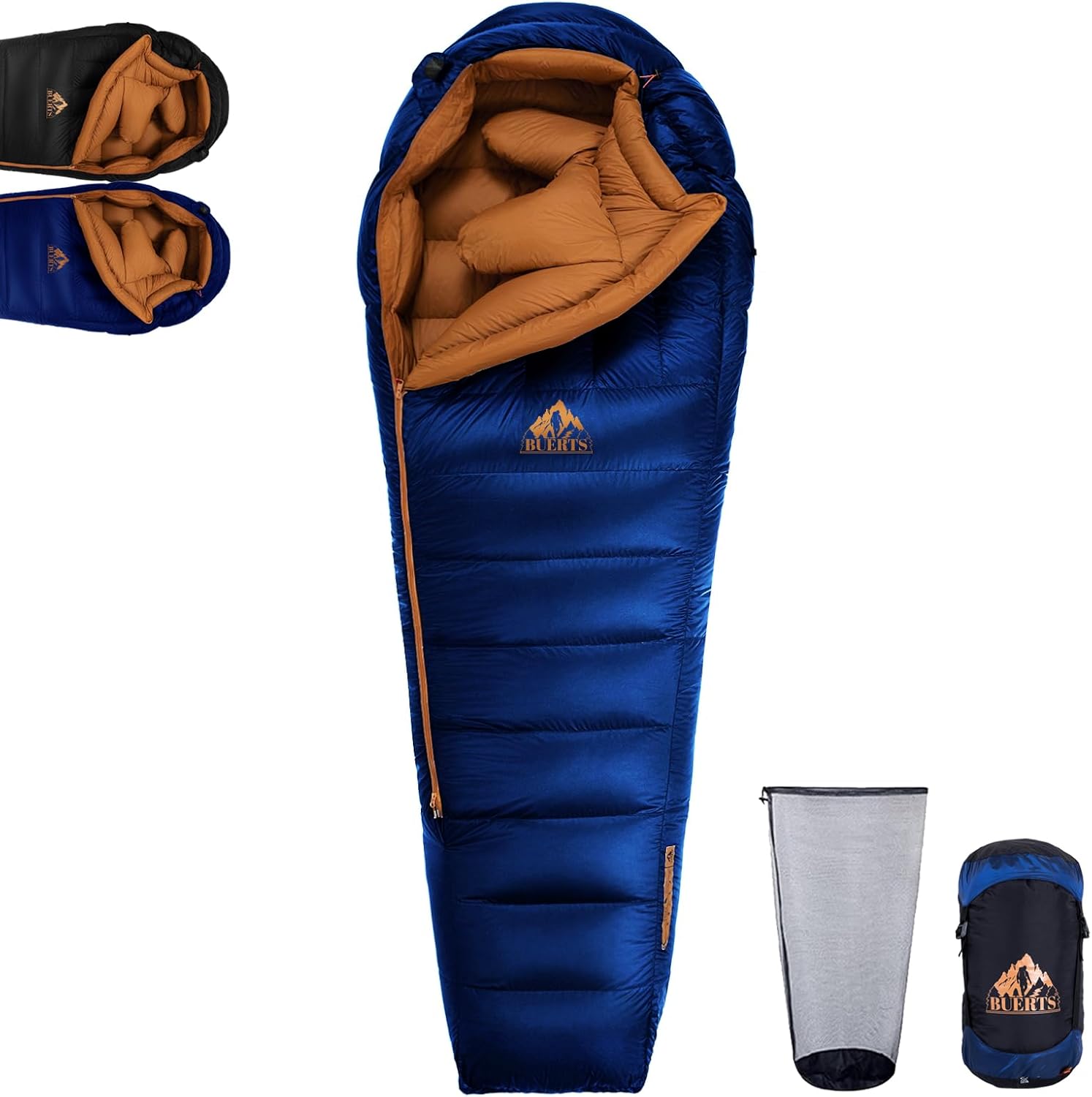 XL Down Sleeping Bag 680FP: 0°F-32°F, Cold Weather Camping Gear