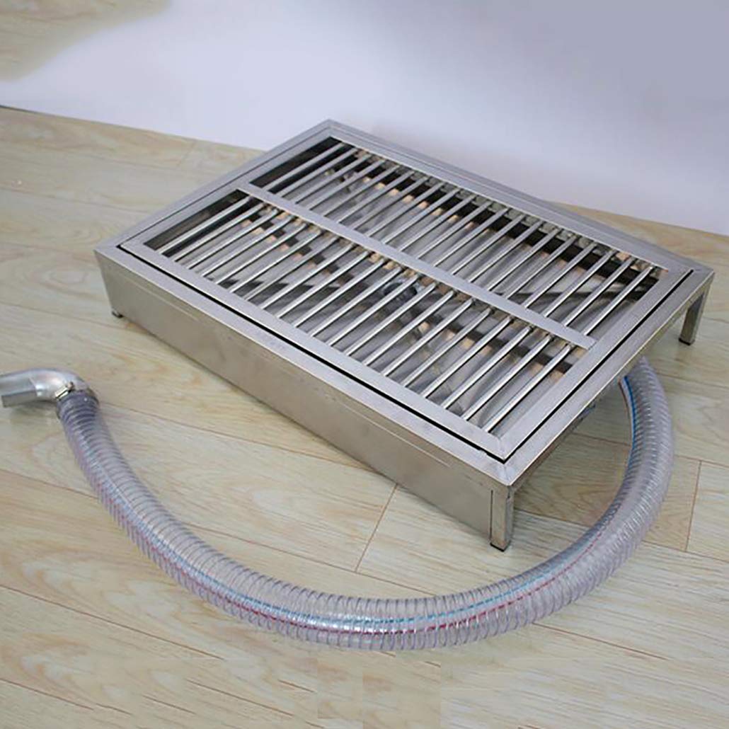 Vassoio per addestramento del WC per animali domestici con drenaggio automatico, design in acciaio inossidabile di grande capacità per una facile pulizia e igiene degli animali domestici