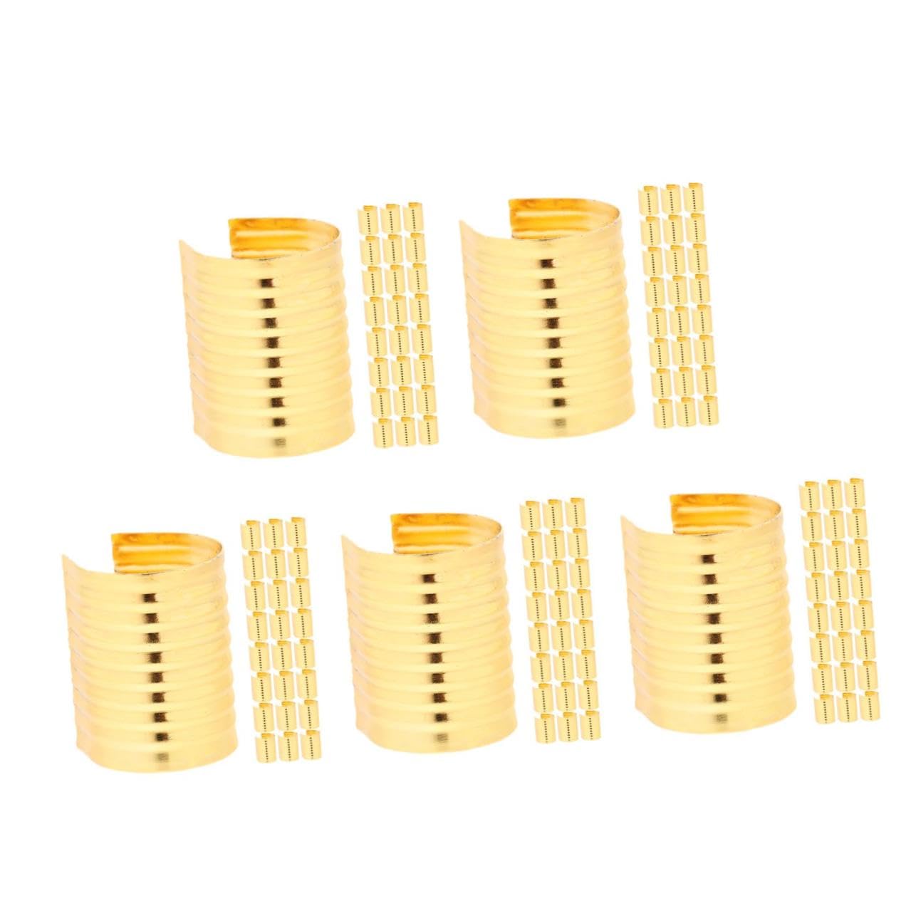 DIYEAH 5sets Versatile Jewelry Making Clamp Suitcase Tassel Clip Rope End Jewelry Making Supply Crimp Head Connectors Clamp 100pcs*5