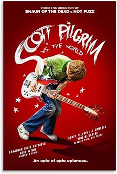 Shuei Scott Pilgrim Vs The World Movie Poster for Bedroom Aesthetic Canvas Art Wall Decor 20x30inch50x75cm, Unframe-style-6