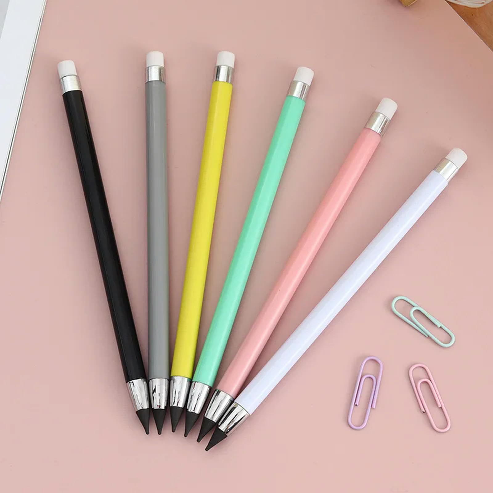Écrire un crayon, Coffret de 24 crayons effaçables noirs avec mine HB(12Pcs black set)