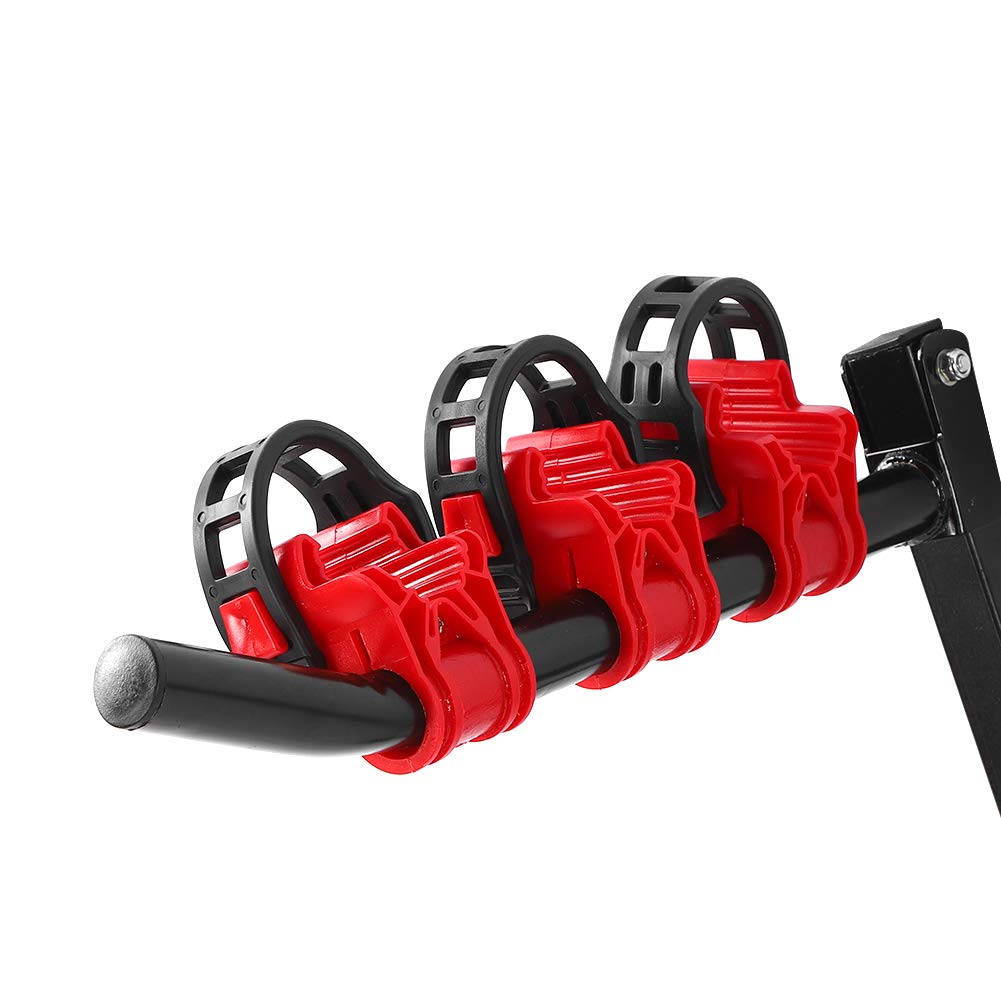 Qcwwy Per 3 Biciclette Capacità di Carico di 60 Kg Ottimo Per Viaggi in Famiglia Altri Accessori Per Ciclismo
