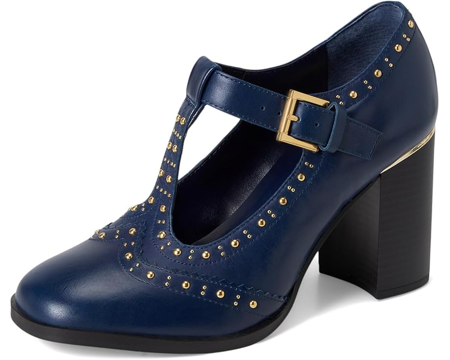 Vince Camuto Maris T-strap Block Heel Pump - Front View