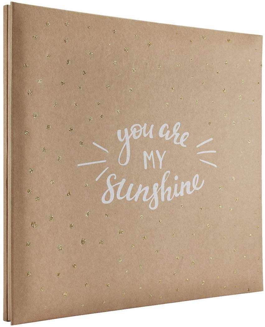 MCS Expandable 10-Page Scrapbook Album with 12 x 12 Inch Pages, 13.5 x 12.5 Inch, You Are My Sunshine