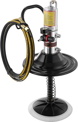 Miniatura 32 de VEVOR Bomba de grasa, bomba de grasa de aire de 3 galones con manguera de alta presión de 13 pies y pistola de engrase, bomba de grasa neumática