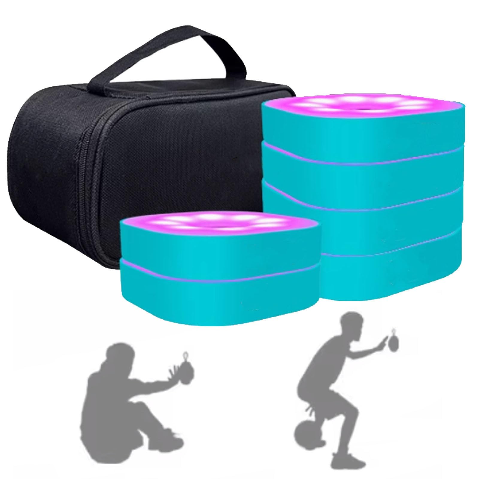 LjyAeono Reaction Training Platform Improves Athlete's Reaction Time and Agility, Training Light Is Suitable for Coaches, Therapists, Fitness Trainers, etc. 6lights