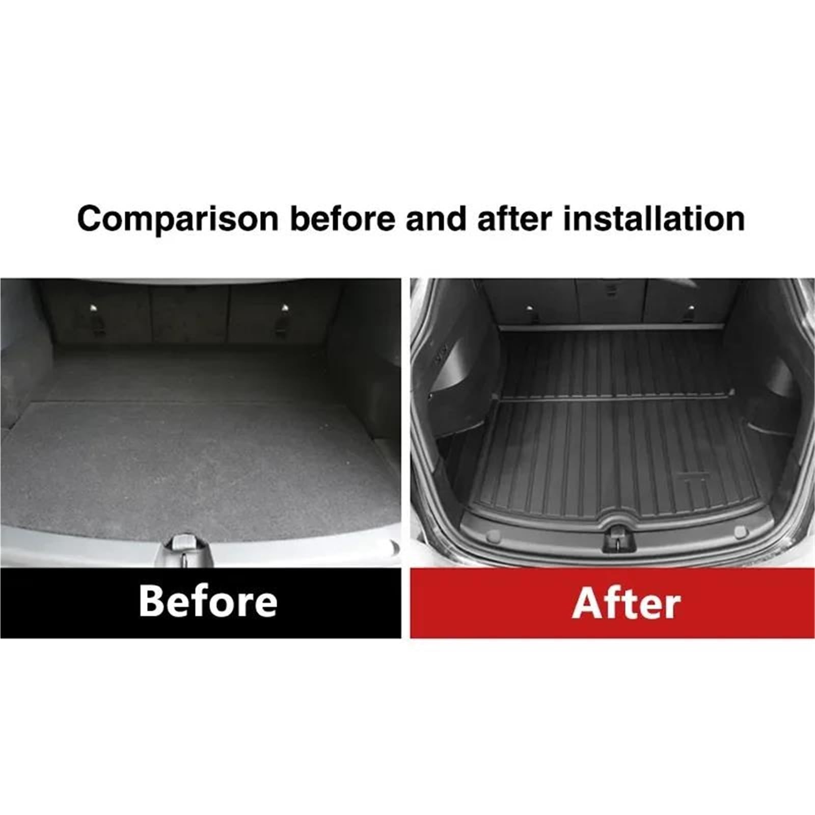 Tapis Coffre Voiture Tapis De Coffre Arrière Imperméable pour Samsung QM5 2012 pour Koleos 2008 2005-2015 Sol Protection