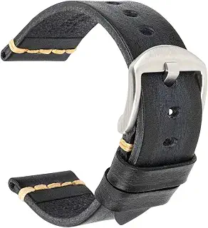 REZERO 本革腕時計ベルト 18mm 19mm 20mm 21mm 23mm 24mm 26mm スマートウォッチバンド ベルト リストバンド 男女兼用